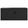 vidaXL Classeur noir 90x40x40 cm acier