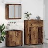 vidaXL Ensemble de mobilier de salle de bain 3 pcs Bois Ancien
