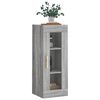 vidaXL Armoire murale sonoma gris 34,5x34x90 cm