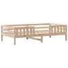 vidaXL Cadre de lit sans matelas 80x200 cm bois massif de pin