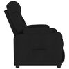 vidaXL Fauteuil de massage Noir Tissu