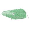 vidaXL Serre avec cadre en acier vert 42 m² 14x3x2 m