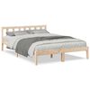 vidaXL Cadre de lit extra long sans matelas 140x220 cm bois massif pin