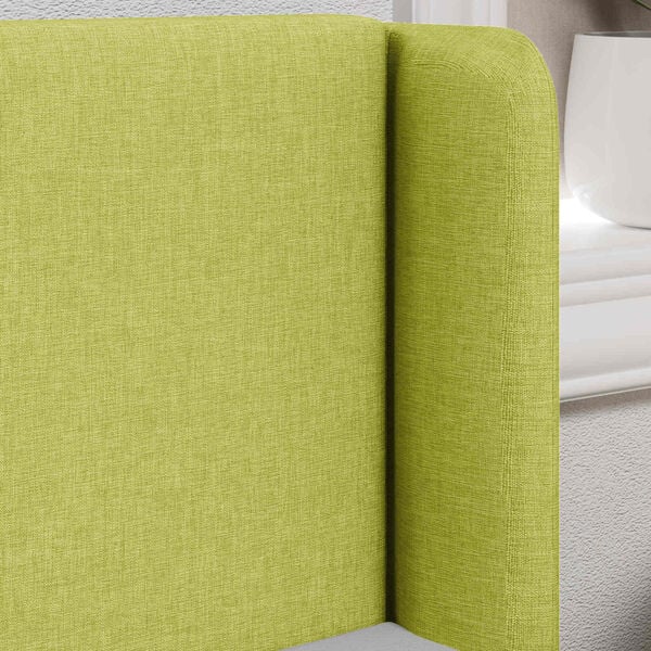 vidaXL Oreille de t&ecirc;te de lit Vert 40,5 x 40,5 x 4 cm tissu