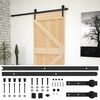 vidaXL Porte coulissante 80 x 210 cm Bois de pin massif