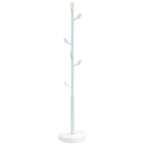 vidaXL Porte-manteau bleu 172 cm fer enduit de poudre