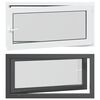 vidaXL Fen&ecirc;tre de sous-sol RISOR 120 x 60 cm PVC et verre Anthracite