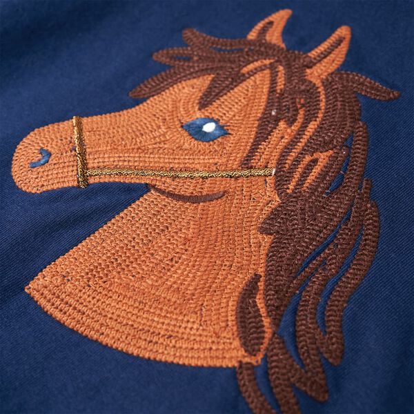 Sweat-shirt à capuche pour enfants bleu marine 92