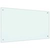 vidaXL Dosseret de cuisine couleur Lait 90x50 cm Verre tremp&eacute;
