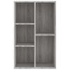 vidaXL Bibliothèque/Buffet sonoma gris 50x25x80 cm bois d'ingénierie