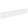 vidaXL Bordure de Pelouse 20 pc 103 x 20 cm Acier Blanc
