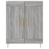 vidaXL Buffet sonoma gris 69,5x34x90 cm bois d'ing&eacute;nierie
