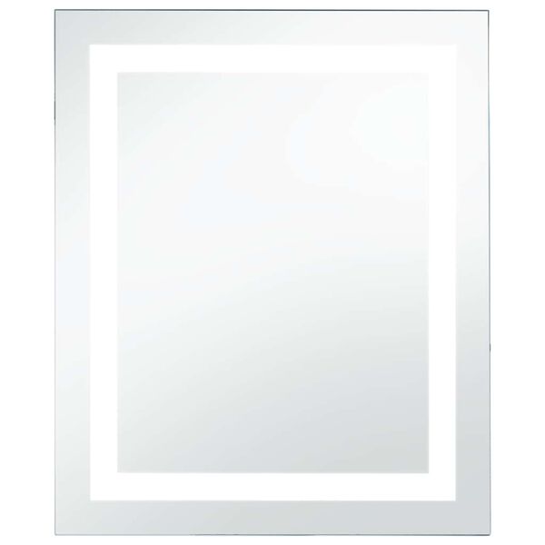 vidaXL Miroir à LED pour salle de bains et capteur tactile 50x60 cm