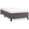 vidaXL Cadre de lit sans matelas gris 90x190 cm similicuir