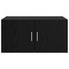 vidaXL Meuble mural Ch&ecirc;ne noir 80 x 42.5 x 40 cm Bois d'ing&eacute;nierie