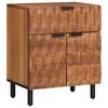 vidaXL Cabinet de chevet Marron 50 x 33 x 60 cm Bois de mangue massif