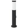 vidaXL Borne lumineuse avec sortie 50 cm en acier inoxydable IP44