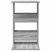 vidaXL Table d'appoint Gris Sonoma 40 x 35 x 60,5 cm Bois d'ing&eacute;nierie
