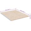 vidaXL Comptoir de cuisine Beige avec texture 50x60x2,8 cm Agglom&eacute;r&eacute;
