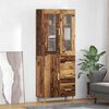 vidaXL Haut Armoire Bois Ancien 69,5 x 34 x 180 cm Bois d'ing&eacute;nierie