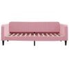 vidaXL Lit de repos rose 100x200 cm velours