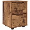 vidaXL Table de chevet Bois Ancien 30,5 x 30 x 43 cm Bois d'ing&eacute;nierie