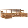 vidaXL Ensembles de canap&eacute;s 6 pcs Naturel Bois d'Acacia Massif