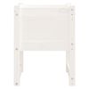 vidaXL Jardinières 2 pcs Blanc 40x40x52,5 cm Bois massif de pin