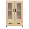 vidaXL Buffet haut ch&ecirc;ne sonoma 69,5x31x115 cm bois d'ing&eacute;nierie