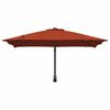 vidaXL Parasol de jardin Terre cuite 248,5 x 247,5 x 160 cm