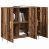 vidaXL Buffet Bois ancien 90 x 34 x 80 cm Bois d'ing&eacute;nierie