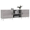 vidaXL Meuble TV sonoma gris 150x30x50 cm bois d'ingénierie