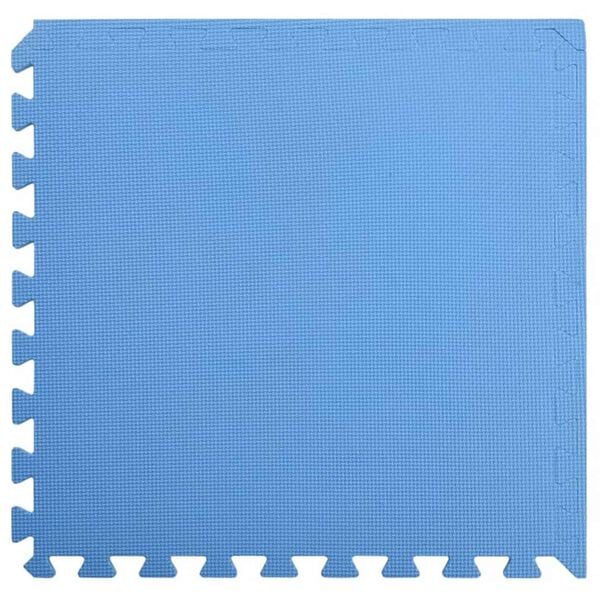 vidaXL Tapis d'exercice puzzle 12 pcs Bleu 4,32 ㎡ Mousse EVA
