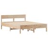 vidaXL Cadre de lit sans matelas 135x190 cm bois de pin massif