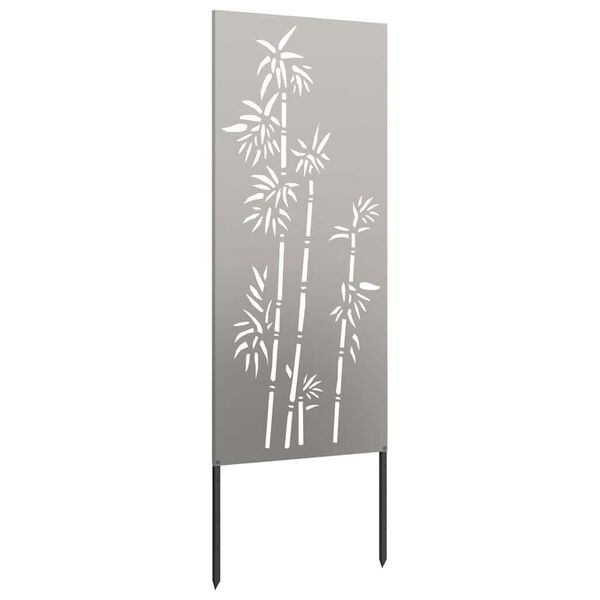 vidaXL &Eacute;cran de confidentialit&eacute; de jardin Floral Rouill&eacute; 50 x 140 cm