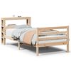 vidaXL Cadre de lit avec t&ecirc;te de lit sans matelas 100x200 cm