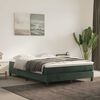 vidaXL Matelas &agrave; ressorts ensach&eacute;s 120 x 210 cm Vert fonc&eacute;