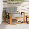 vidaXL Sofa de milieu ext&eacute;rieur Bois d'Acacia Massif Naturel