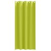 vidaXL Rideaux occultants avec anneaux 2 pcs Vert 260 x 140 cm