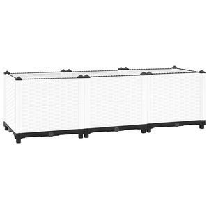 vidaXL Lit sur&eacute;lev&eacute; 120x40x38 cm Polypropyl&egrave;ne