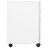 vidaXL Classeur mobile Blanc 30x45x59 cm Acier