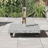vidaXL Pied de parasol Gris 45 x 45 x 45 cm Granite