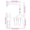 vidaXL Aire de jeux d'ext&eacute;rieur bois de pin massif