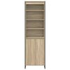 vidaXL Armoires Hautes 2 pcs Sonoma 60 x 36 x 200 cm Bois d'ing&eacute;nierie