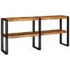 vidaXL Table console Marron 160 x 33 x 75 cm Bois de mangue massif