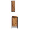 vidaXL Ensemble de mobilier de salle de bain 2 pcs Bois Ancien