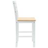 vidaXL Chaises de salle &agrave; manger 2 pcs Blanc 40 x 47,5 x 99,5 cm