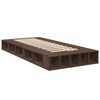 vidaXL Cadre de lit sans matelas chêne marron 100x200 cm