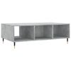 vidaXL Table basse gris béton 104x60x35 cm bois d'ingénierie