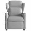 vidaXL Fauteuil de massage inclinable &eacute;lectrique gris nuage tissu